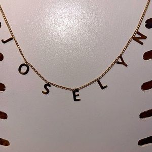 “Joselyn” name necklace